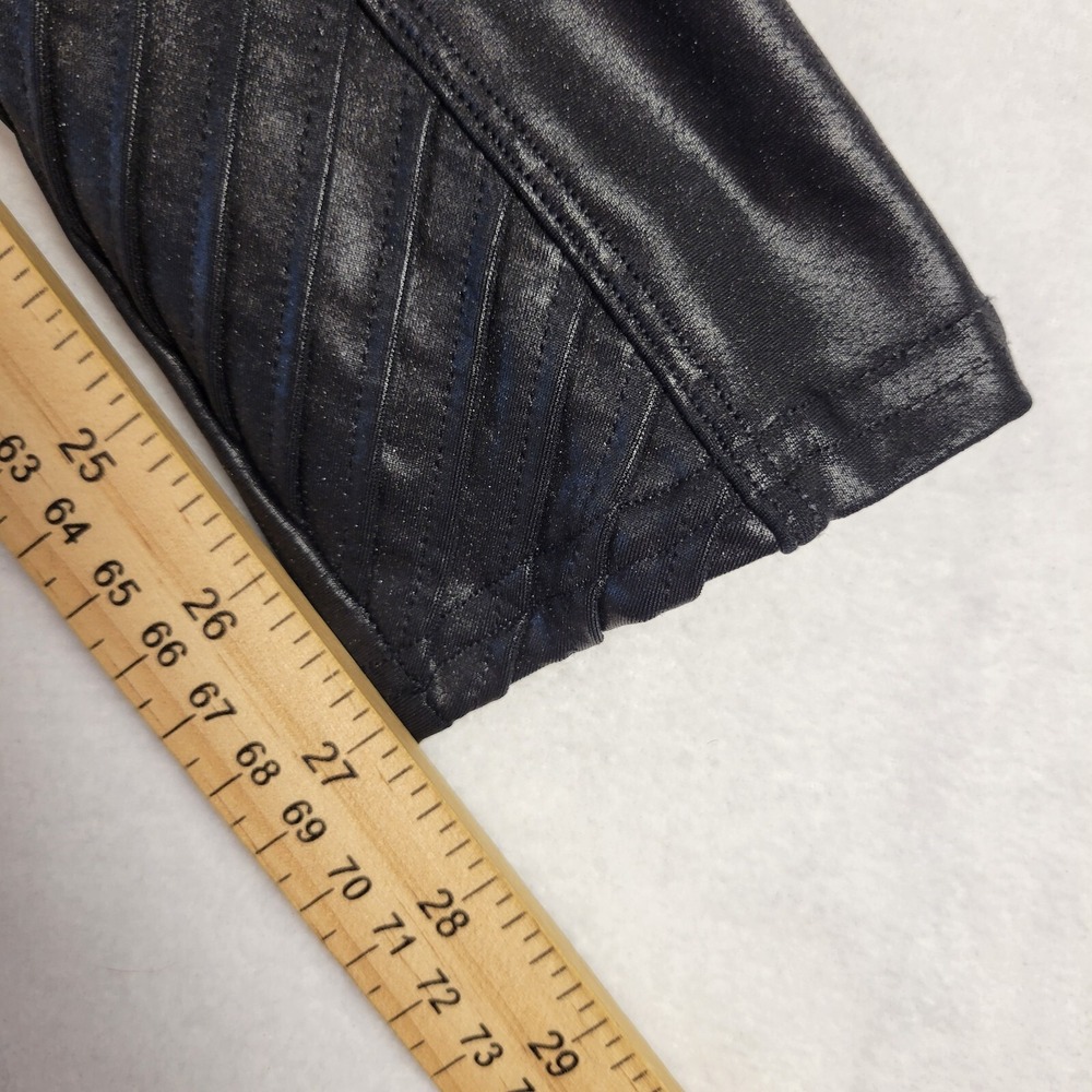 Spanx Motto Faux Leather Leggings Women's Sz‎ Medium Black - Picture 10 of 10
